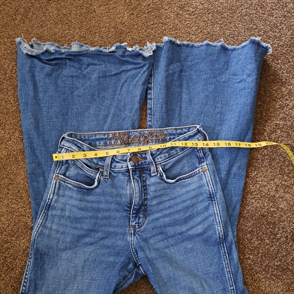 Wrangler Retro High Rise Flare /Bell Bottom Denim Jeans - Picture 5 of 11